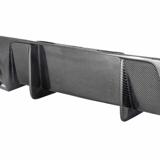 SP-style carbon fiber rear lip for 2010-2012 Hyundai Genesis 2DR