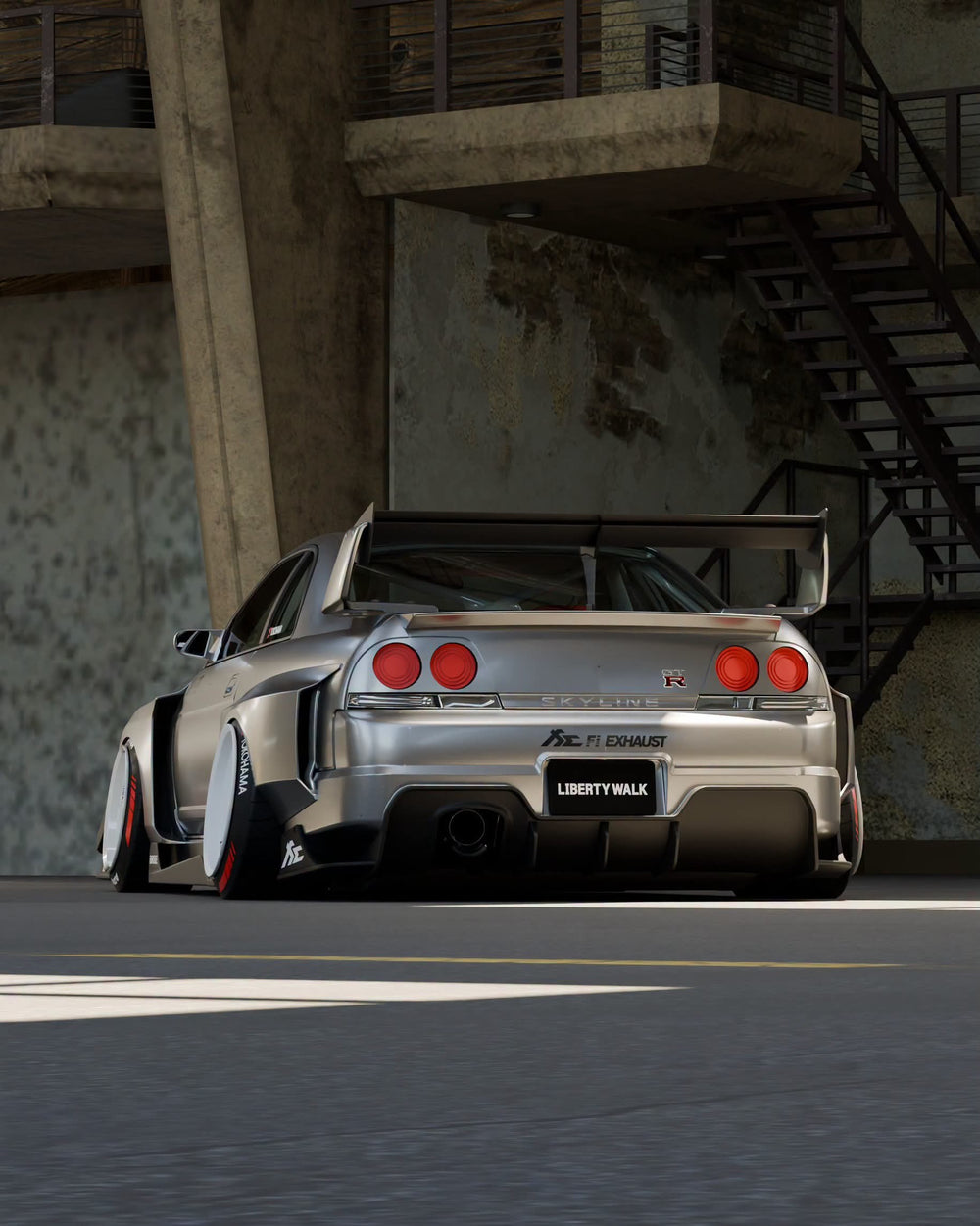 LIBERTY WALK LB-SILHOUETTE WORKS GT NISSAN R33 GT-R