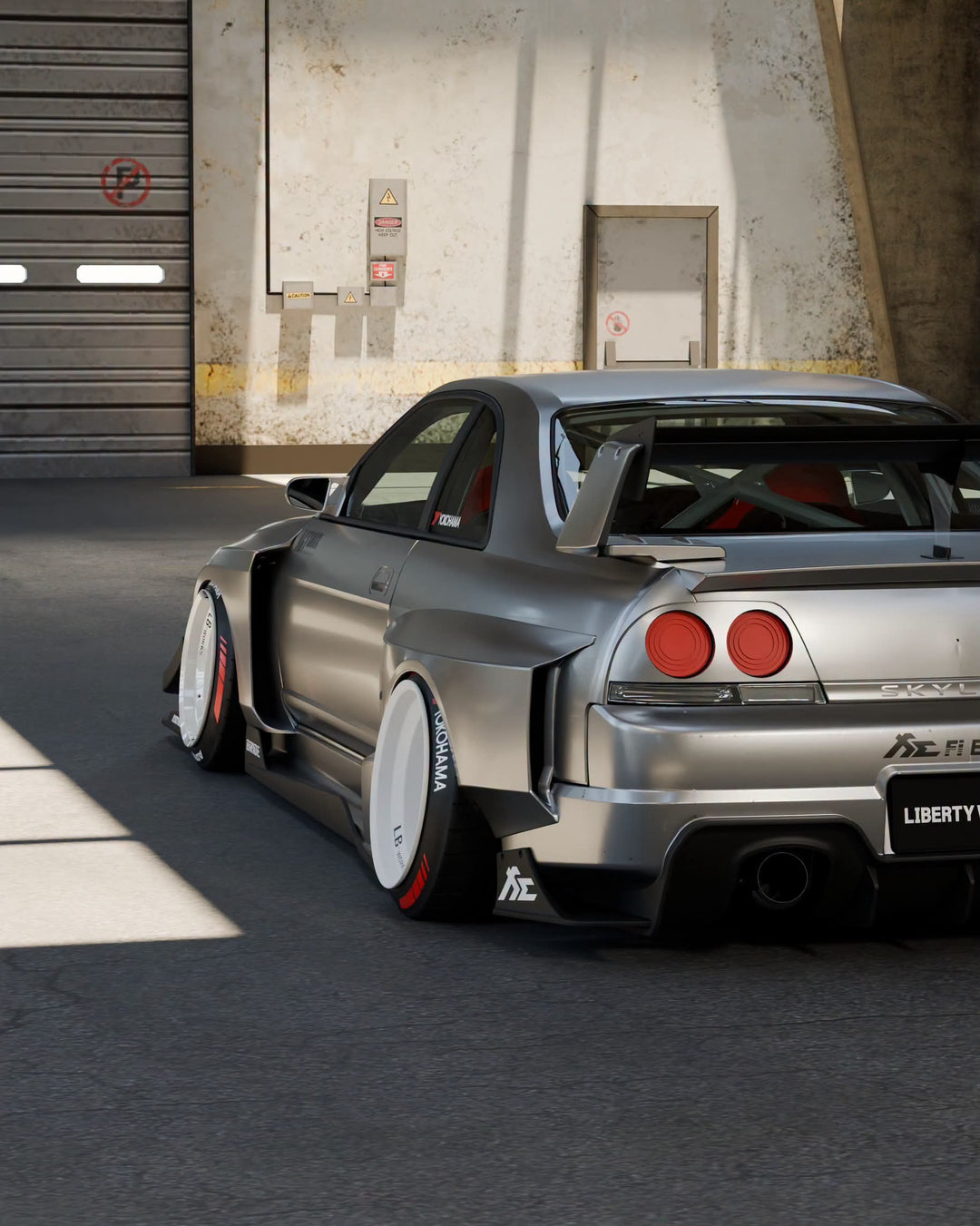 LIBERTY WALK LB-SILHOUETTE WORKS GT NISSAN R33 GT-R