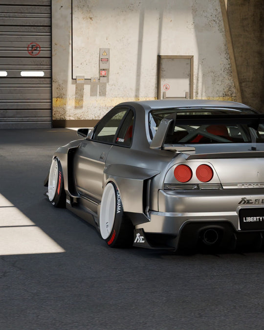 LIBERTY WALK LB-SILHOUETTE WORKS GT NISSAN R33 GT-R