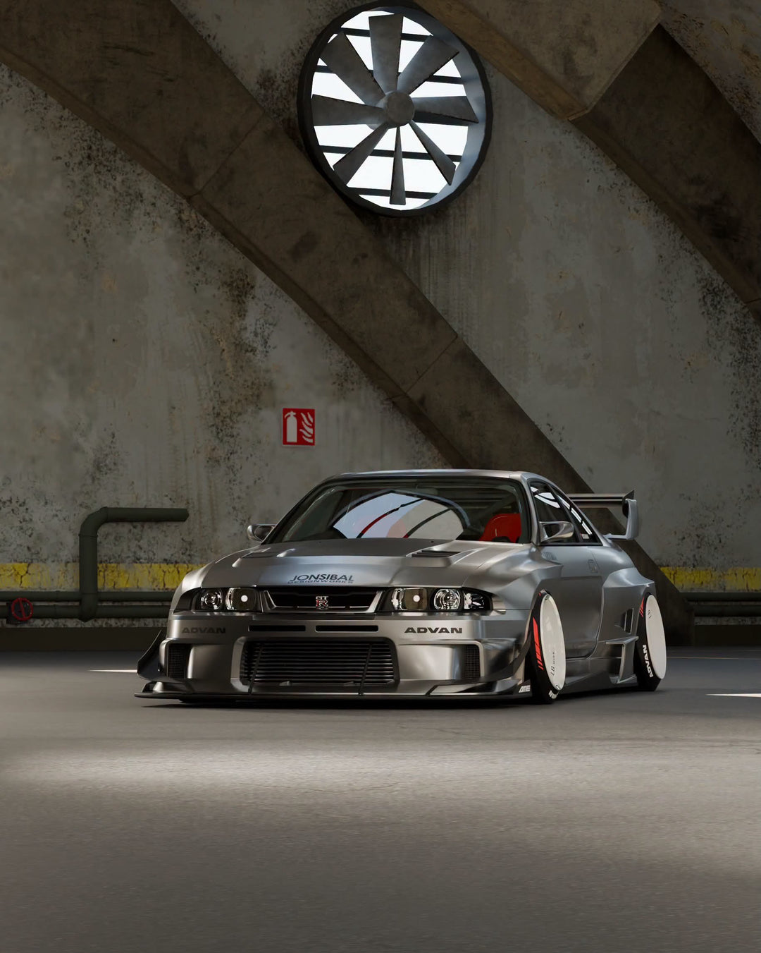 LIBERTY WALK LB-SILHOUETTE WORKS GT NISSAN R33 GT-R