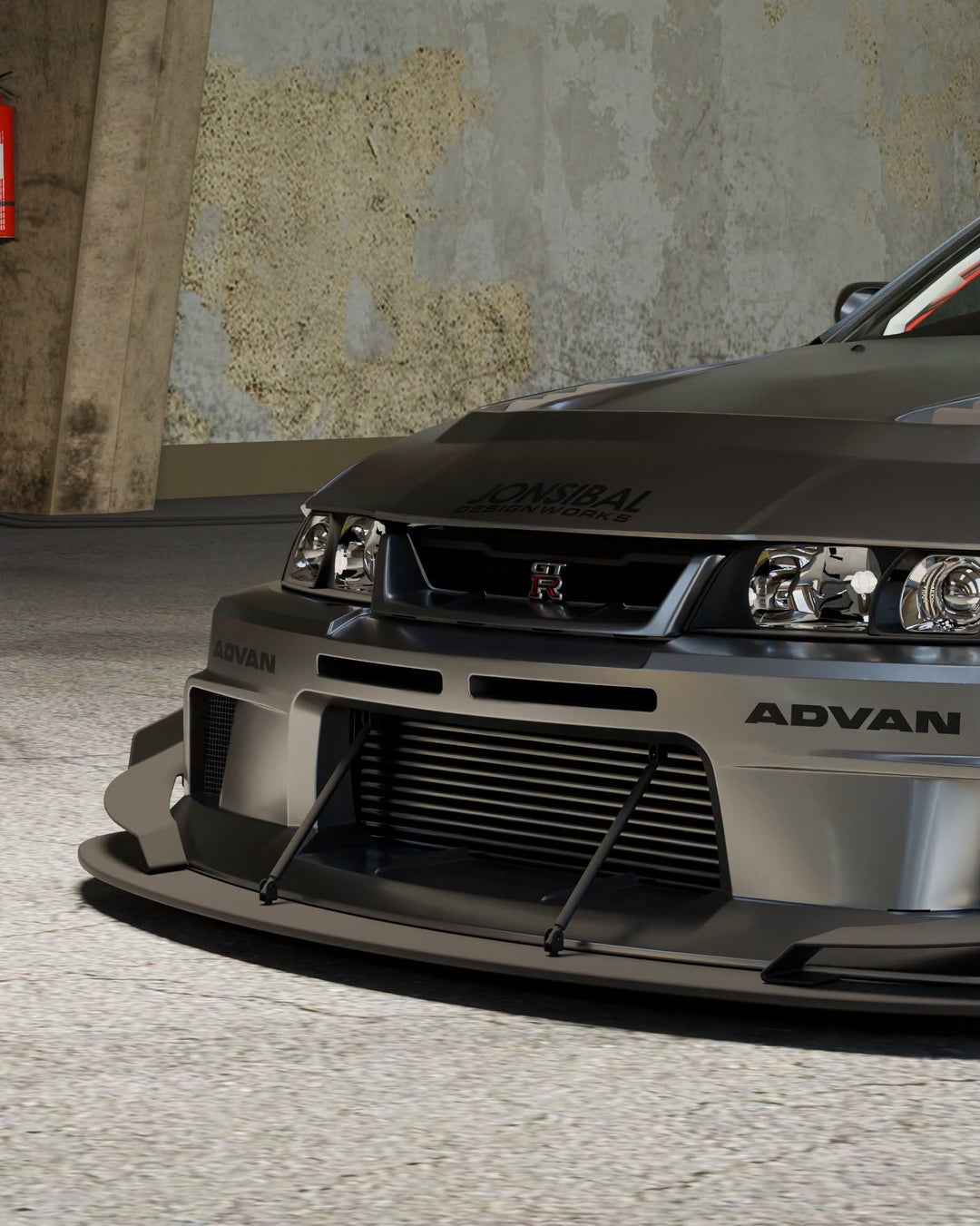 LIBERTY WALK LB-SILHOUETTE WORKS GT NISSAN R33 GT-R