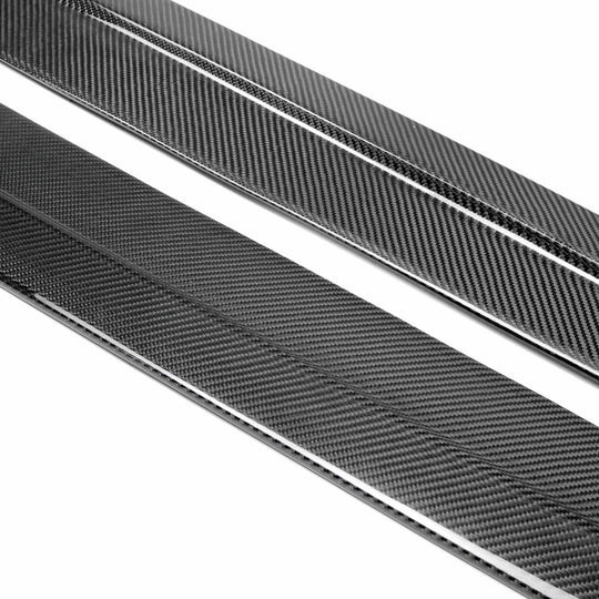 TP-style carbon fiber side skirts for 2014-2020 Lexus IS 200T/250/300/350