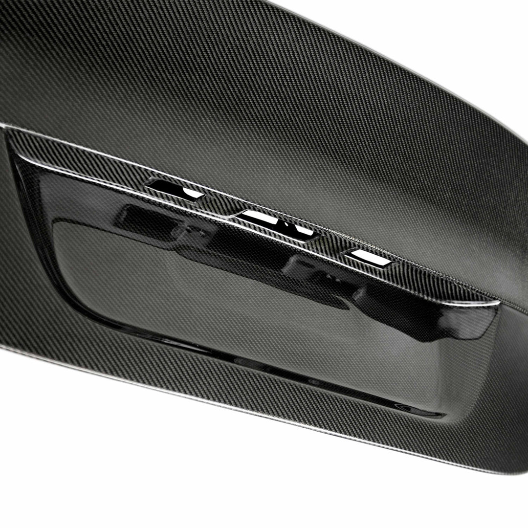 CSL-style carbon fiber trunk lid for 2004-2010 BMW E60 (U.S. Plates)