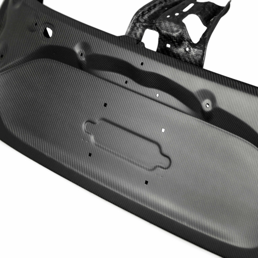 OEM-style dry carbon trunk lid for 2017-2021 Honda Civic Type R Hatchback