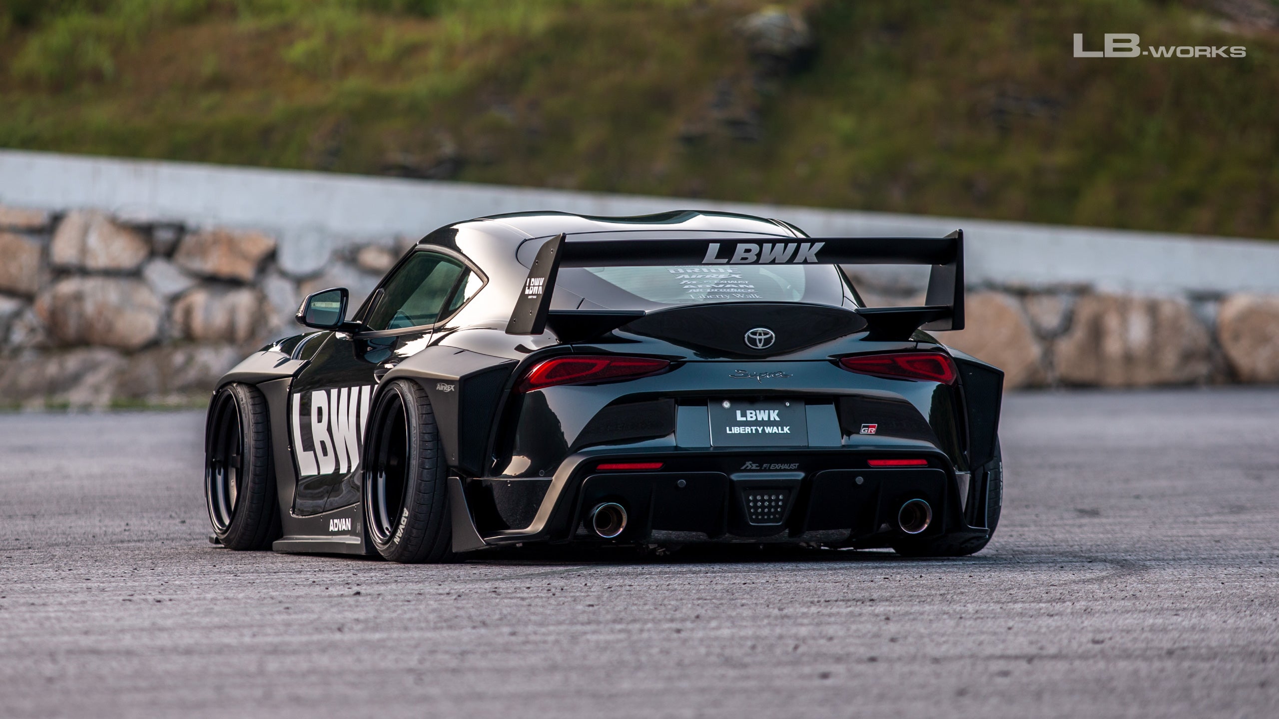 Liberty Walk Toyota Supra Looks Fast & Furious