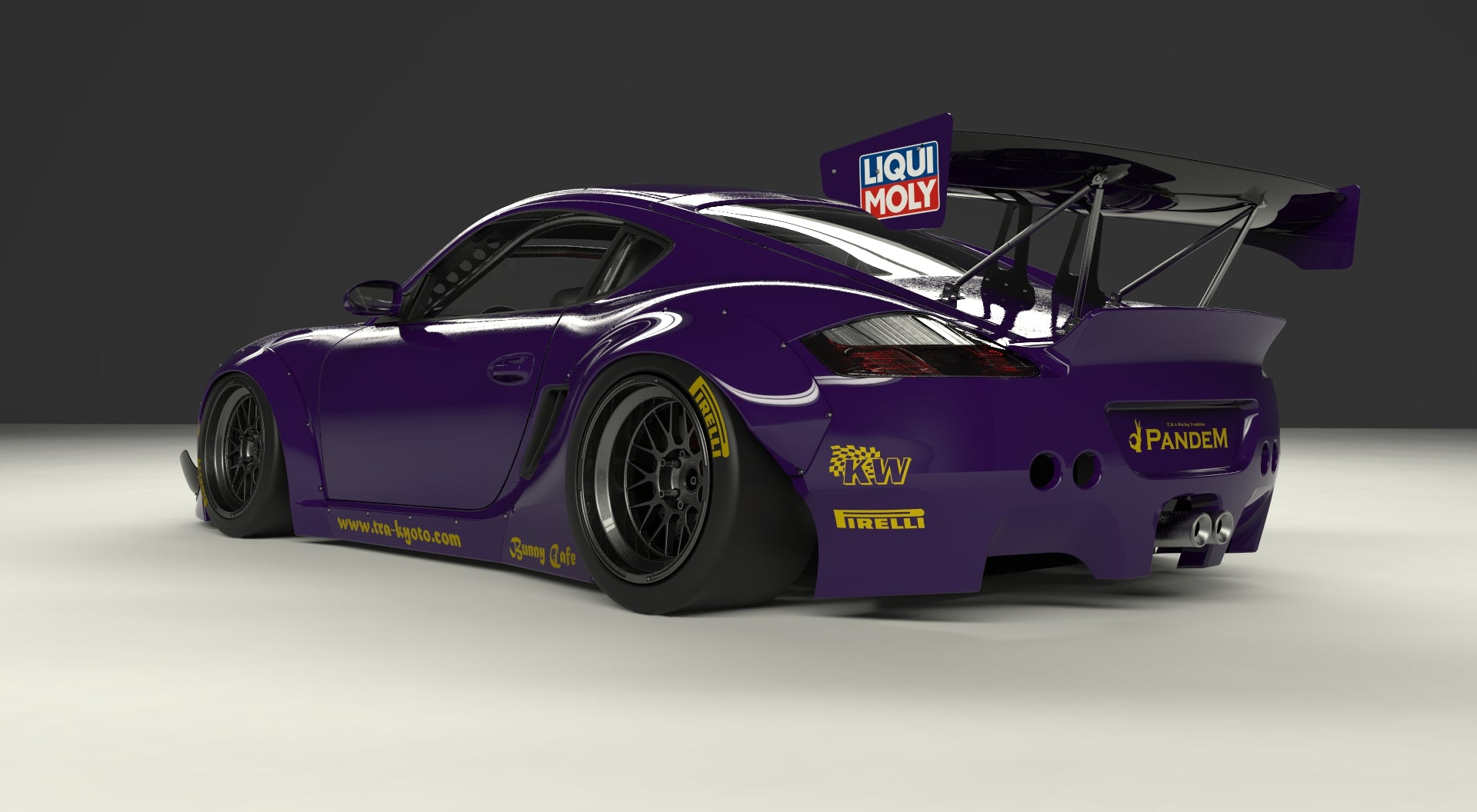 AutoBarn New Porsche Cayman Rocket Bunny • DiecastSociety.com