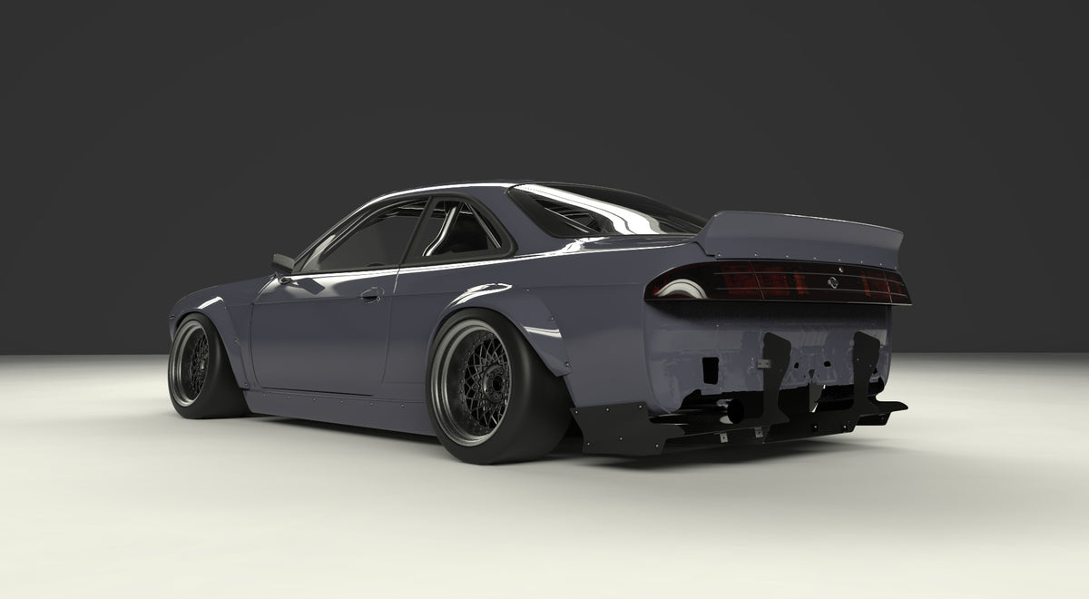 Rocket Bunny Nissan 240sx (S14) Boss Wide Body Kit - GO WIDEBODY