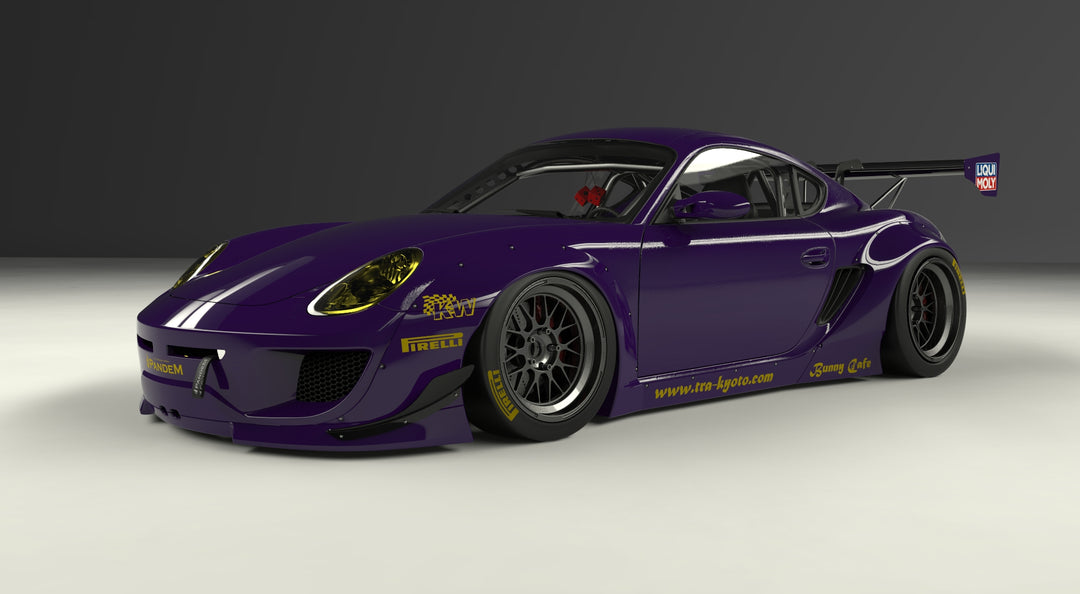 Rocket Bunny Porsche Cayman 987.1 Wide Body Kit - GO WIDEBODY