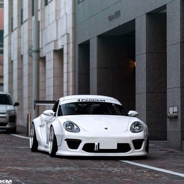 Rocket Bunny Porsche Cayman 987.1 Ver. 2 (09-12) Wide Body Kit - GO WIDEBODY