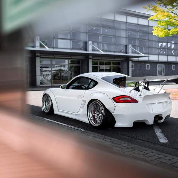 Rocket Bunny Porsche Cayman 987.1 Ver. 2 (09-12) Wide Body Kit - GO WIDEBODY
