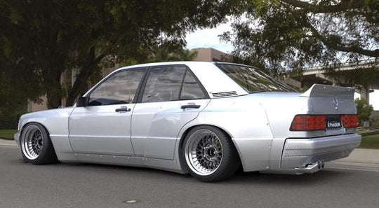 Rocket Bunny Mercedes Benz 190E W201 Wide Body Kit - GO WIDEBODY