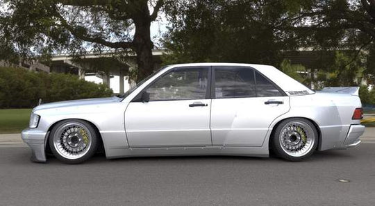 Rocket Bunny Mercedes Benz 190E W201 Wide Body Kit - GO WIDEBODY