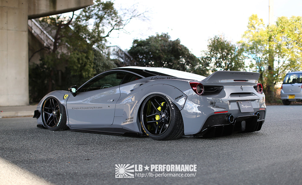 Liberty Walk (LB-WORKS) Ferrari 488 Wide Body Kit - GO WIDEBODY