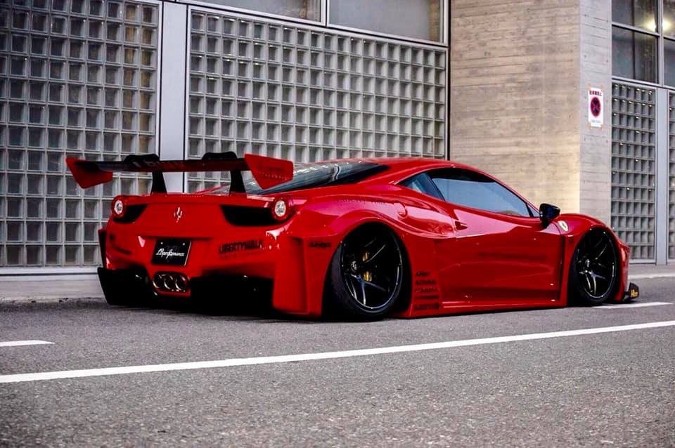 Liberty Walk Silhouette WORKS 458 GT Wide Body Kit - GO WIDEBODY