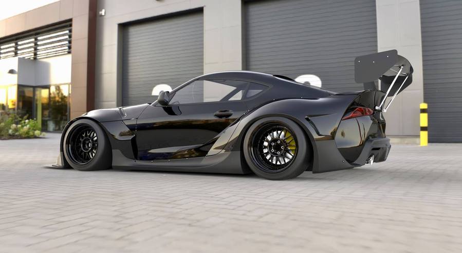 Rocket Bunny Toyota A90 Supra Wide Body Kit Version 1.5 - GO WIDEBODY