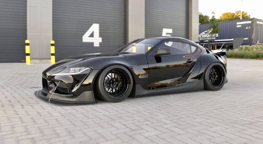 Rocket Bunny Toyota A90 Supra Wide Body Kit Version 1.5 - GO WIDEBODY