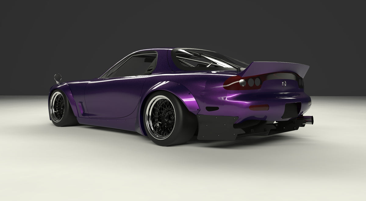 Rocket Bunny Mazda FD3S Boss Wide Body Kit - GO WIDEBODY