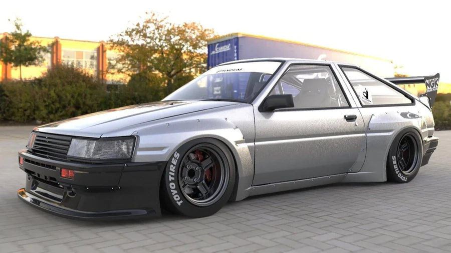 Rocket Bunny | Pandem AE86 LEVIN Hatchback Wide Body Kit