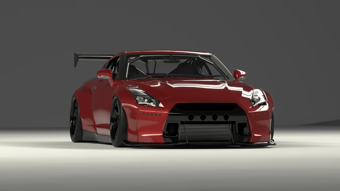 Rocket Bunny Nissan GT-R (R35) Ver.2 Wide Body Kit - GO WIDEBODY