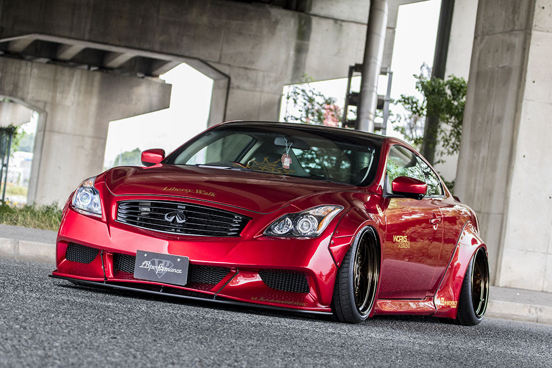 Liberty Walk (LB★STANCE) WORKS Infiniti G37 Coupe Wide body Kit - GO WIDEBODY
