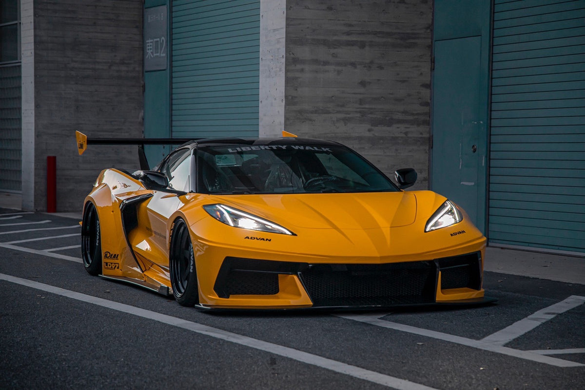 Liberty Walk LB-Silhouette WORKS Chevrolet Corvette C8 Widebody Kit