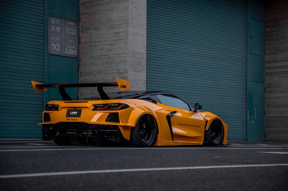 Liberty Walk LB-Silhouette WORKS Chevrolet Corvette C8 Widebody Kit