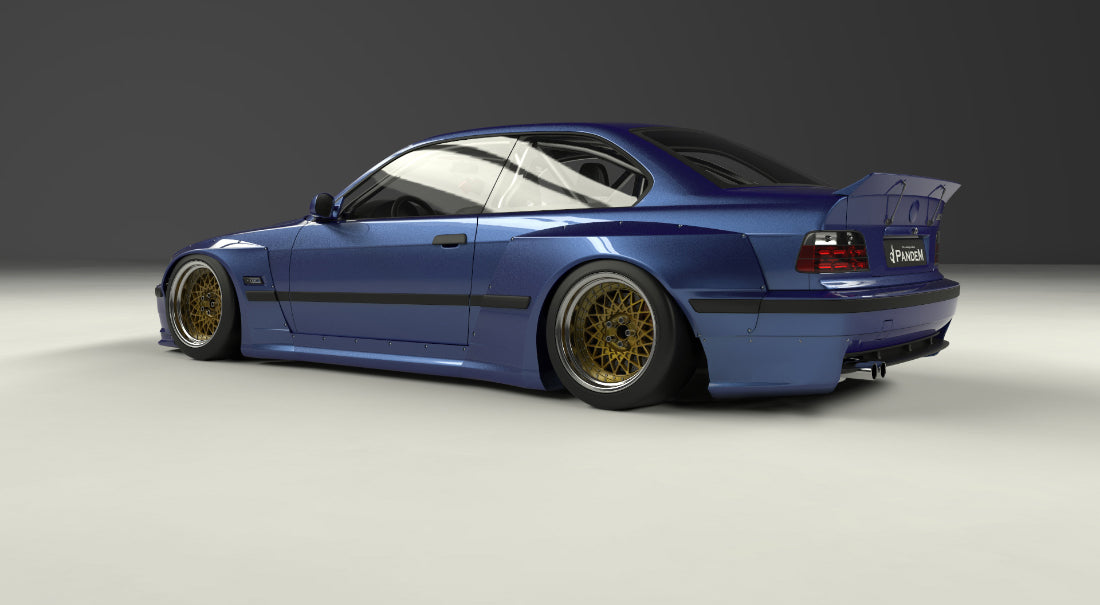 Rocket Bunny BMW E36 M3 Wide Body Kit - GO WIDEBODY