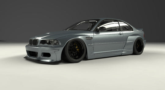 Rocket Bunny BMW e46 M3 Wide Body Kit - GO WIDEBODY