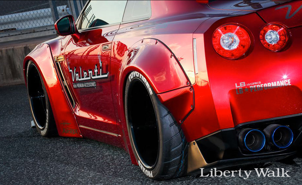 Liberty Walk LB★WORKS Nissan GT-R R35 Type 1 Widebody Kit – TRACKUZA LLC