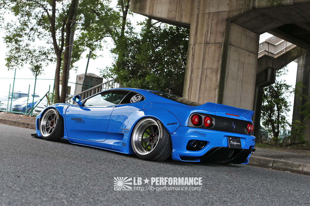 Liberty Walk (LB-WORKS) Ferrari 360 Wide Body Kit - GO WIDEBODY