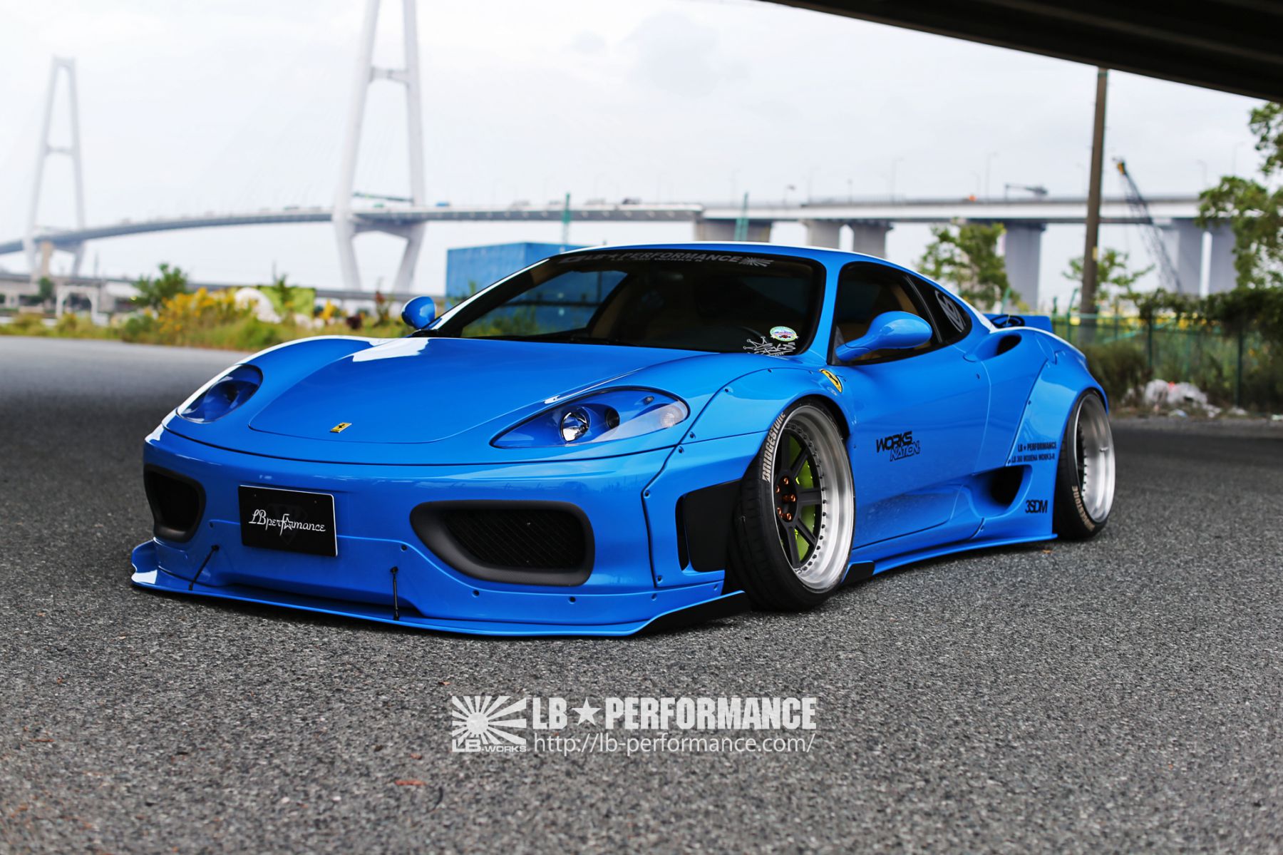LIBERTY WALK LB★Light Blue Liberty Walk LB-WORKS Lamborghini Huracan (Metallic Sky Blue