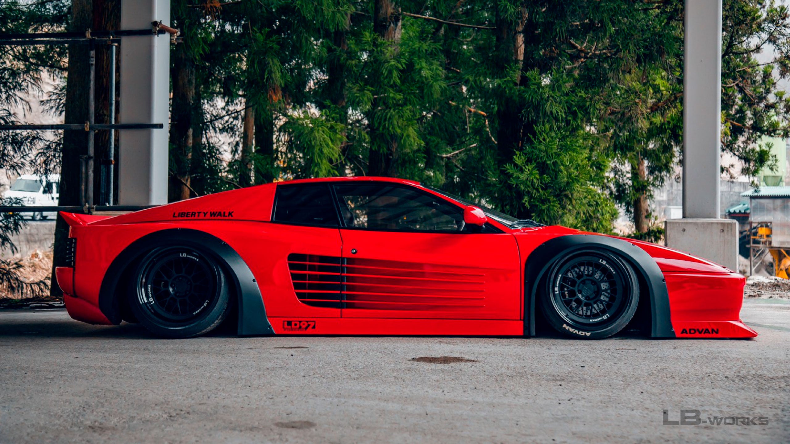 1/18 フェラーリ 512TR LBWK レッド Liberty Walk 1/18 GT Spirit 2021 Ferrari 512 LBWK Liberty Walk TR (Rosso