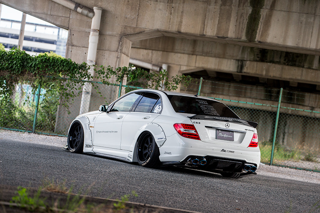 Liberty Walk (LB-WORKS) MERCEDES-BENZ C63 (Coupe/Sedan W204) Wide Body Kit - GO WIDEBODY