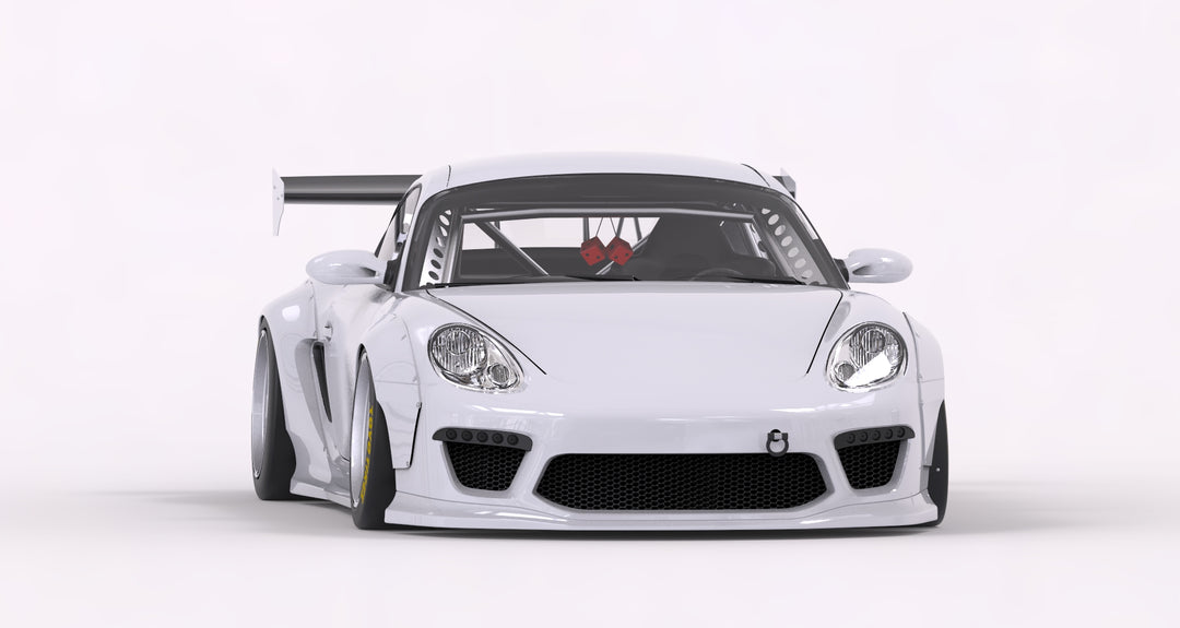 Rocket Bunny Porsche Cayman 987.1 Ver. 2 (09-12) Wide Body Kit - GO WIDEBODY