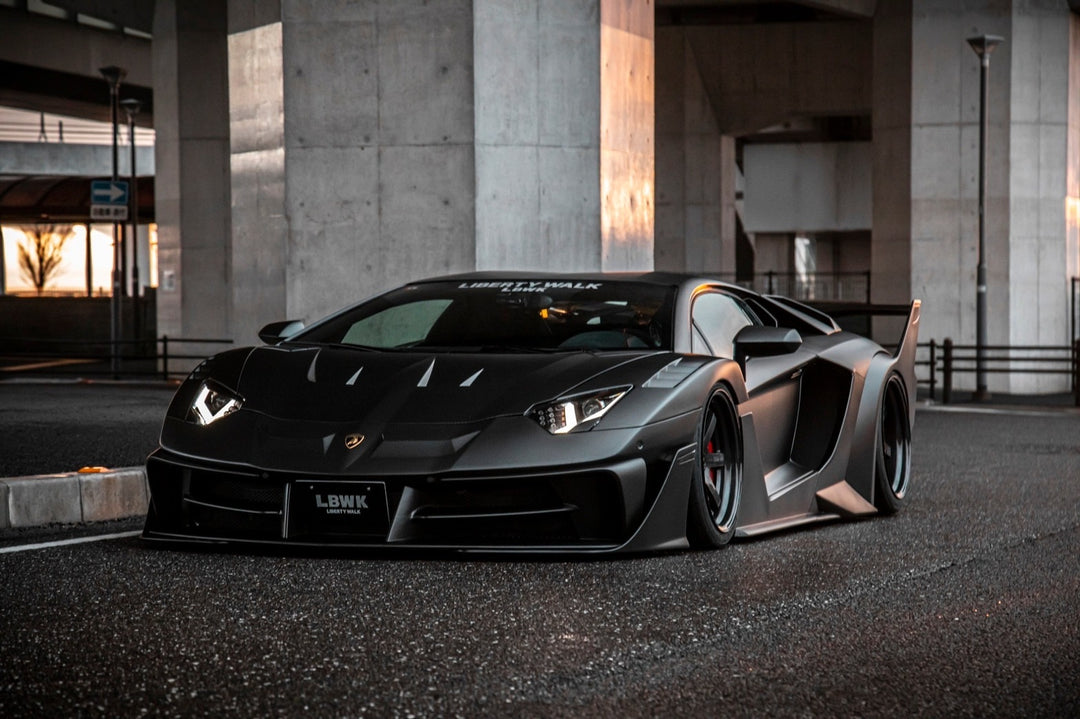Lamborghini Aventador GT EVO LB-Silhouette Matte Black Big J's Garage