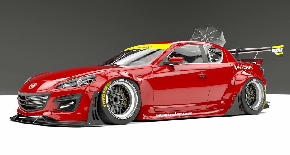 Rocket Bunny Mazda RX-8 Wide Body Kit - GO WIDEBODY