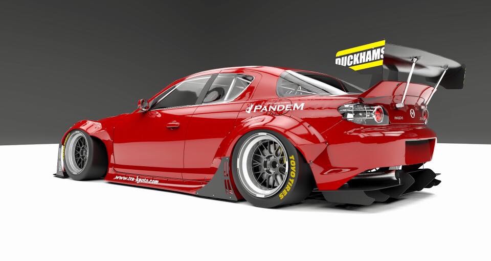 Rocket Bunny Mazda RX-8 Wide Body Kit - GO WIDEBODY