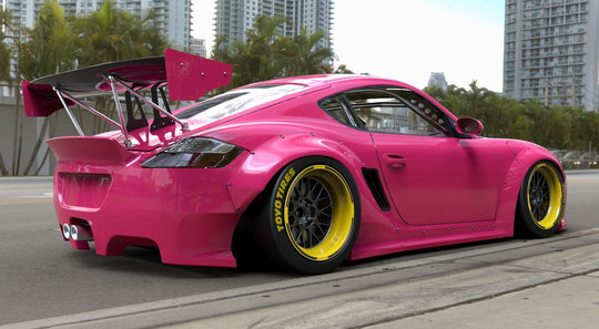 Rocket Bunny Porsche Cayman 987.1 Ver. 2 (09-12) Wide Body Kit - GO WIDEBODY