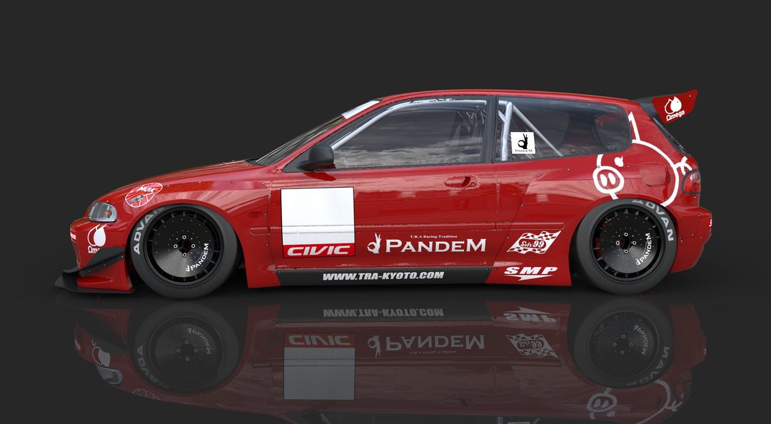 Rocket Bunny Honda Civic EG Wide Body Kit - GO WIDEBODY