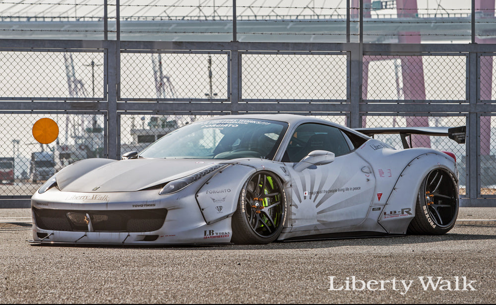 Liberty Walk (LB-WORKS) Ferrari 458 Wide Body Kit - GO WIDEBODY
