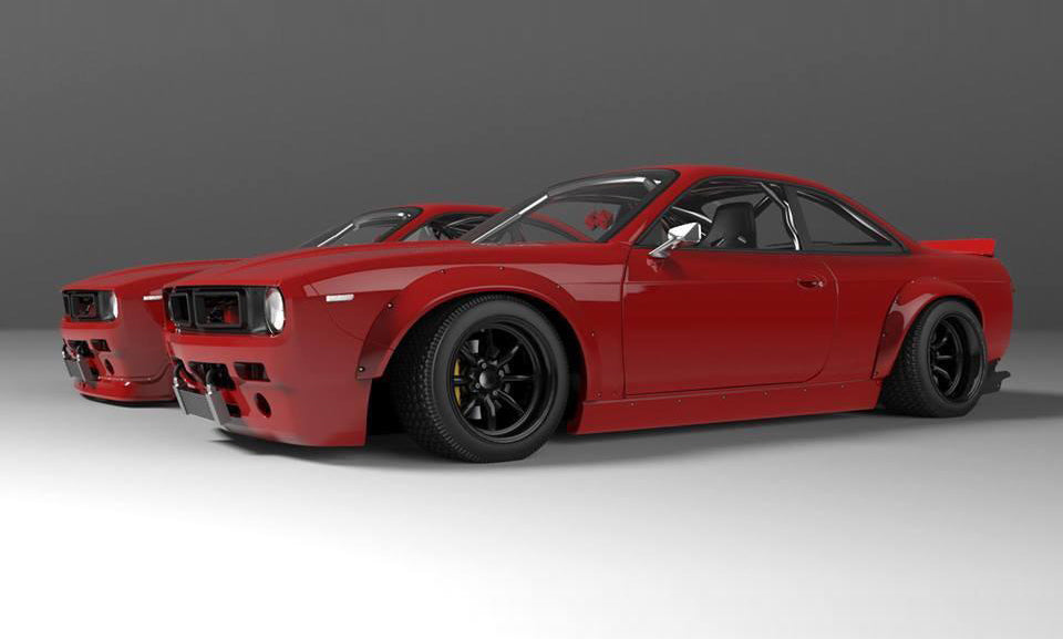 Rocket Bunny Nissan 240sx S14 Boss Wide Body Kit TRACKUZA COM rocket-bunny-nissan-240sx-s14-boss-wide-body-kit-trackuza-com