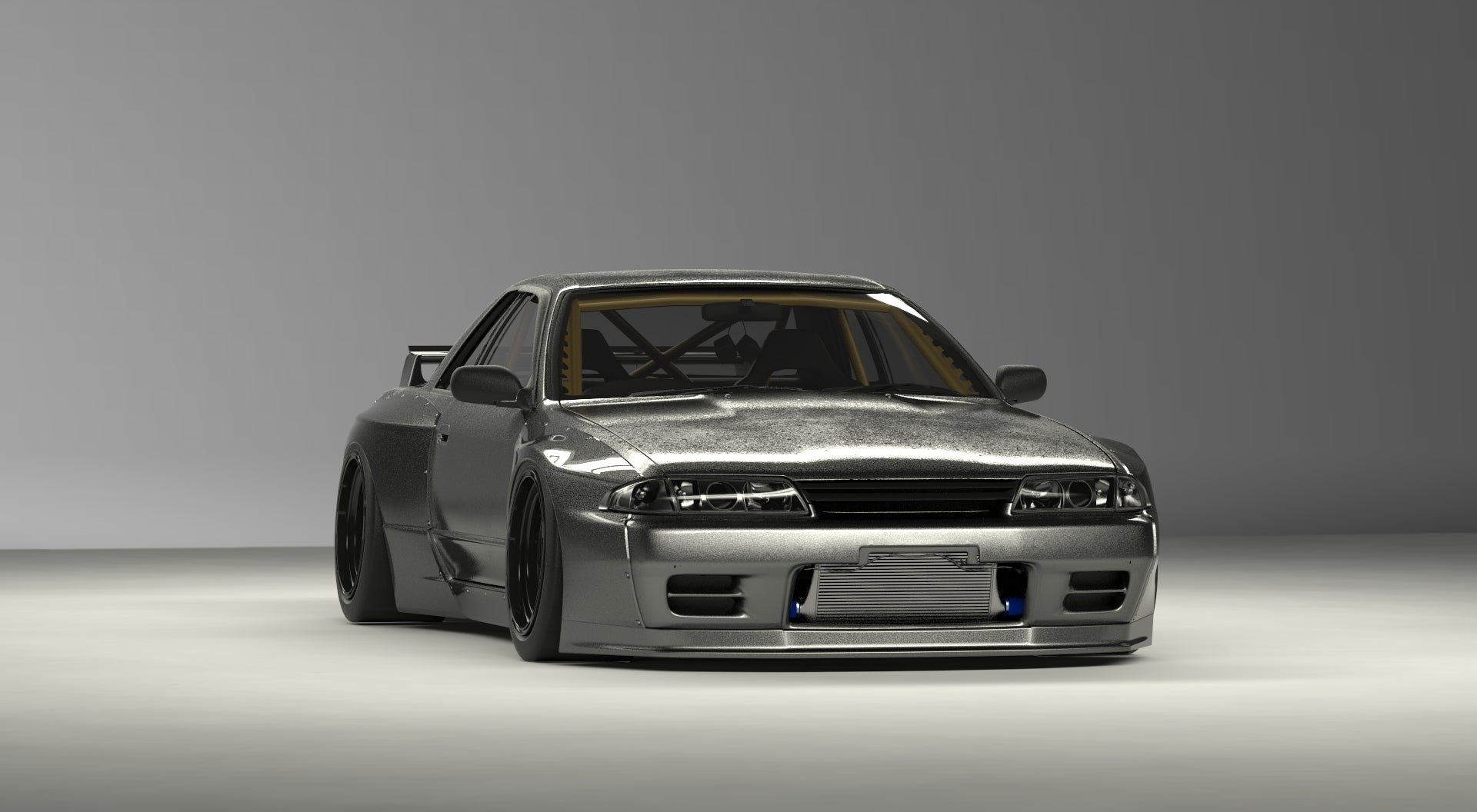 Nissan Skyline GT-R R32 Widebody 2カラーセット Rocket Bunny Nissan R32 Skyline GT-R Wide Body Kit